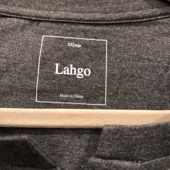 Lunya Lahgo Restore Henley Size XXL Charcoal Gray - Picture 5 of 7